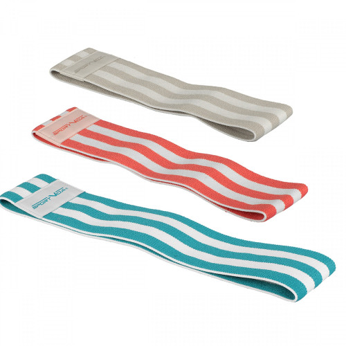 Резинка для фитнеса  SportVida Hip Band 3 шт. SV-HK0363 - фото №3